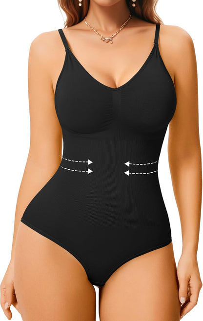 Women'S Slimming Bodysuits Shapewear Tummy Control Body Shaper